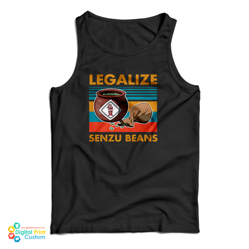 Vintage Legalize Senzu Bean Dragon Ball Tank Top