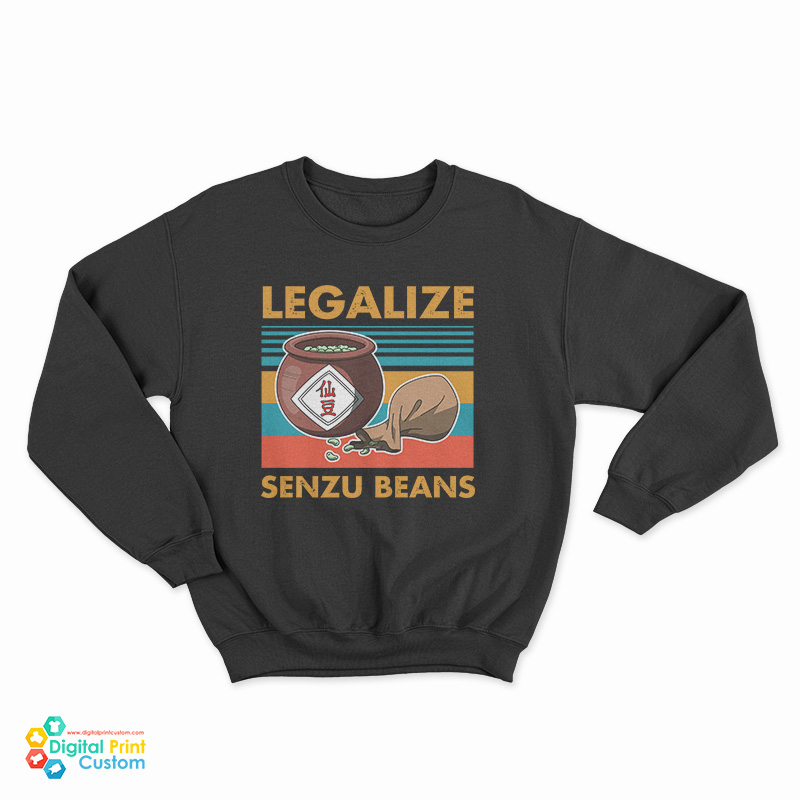 Vintage Legalize Senzu Bean Dragon Ball Sweatshirt