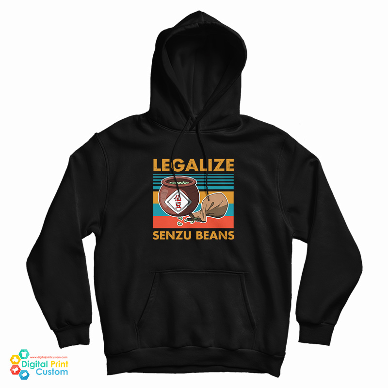 Vintage Legalize Senzu Bean Dragon Ball Hoodie