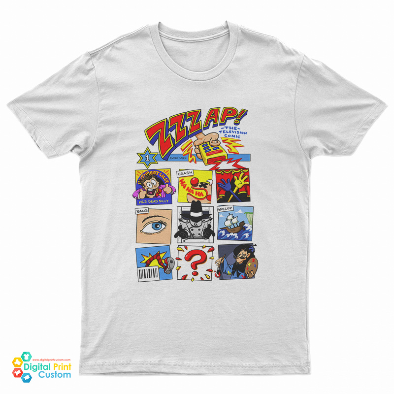 Zzzap! Inspired Comic Book Cover T-Shirt