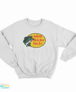 Adam Melchor Sucks Bass Pro Shops Logo Parody Sweatshirt