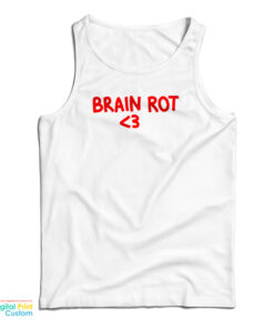 Brain Rot Heart Tank Top