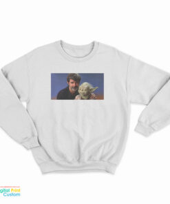 George Lucas With Baby Yoda Sweatshirt