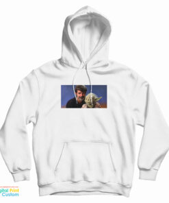 George Lucas With Baby Yoda Hoodie