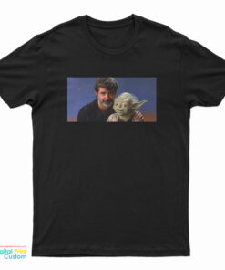 George Lucas With Baby Yoda T-Shirt