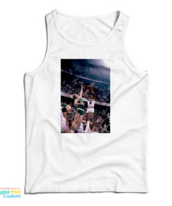 Julius Erving Jump Shot Against Rival Larry Bird Tank Top