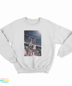 Julius Erving Jump Shot Against Rival Larry Bird Sweatshirt