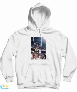 Julius Erving Jump Shot Against Rival Larry Bird Hoodie