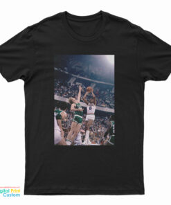 Julius Erving Jump Shot Against Rival Larry Bird T-Shirt