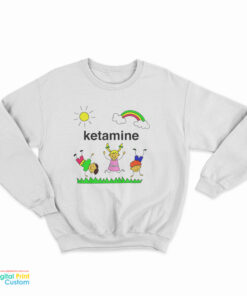 Ketamine Cartoon Rainbow Sweatshirt