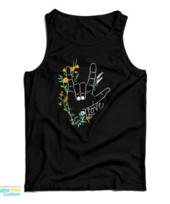 Old Navy I Love You Sign Language Tank Top