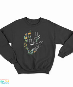 Old Navy I Love You Sign Language Sweatshirt