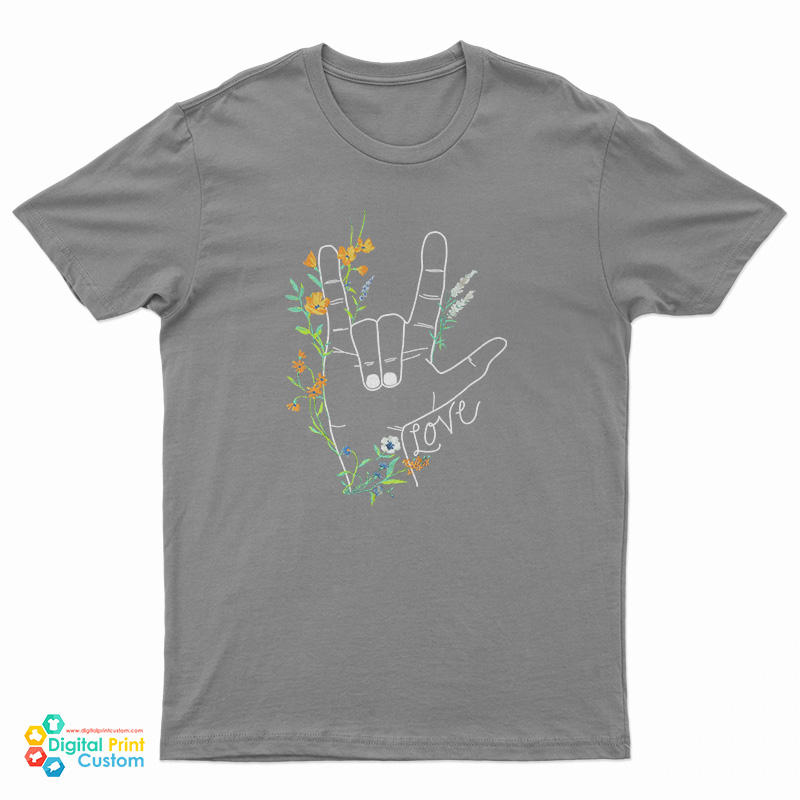 Old Navy I Love You Sign Language T-Shirt