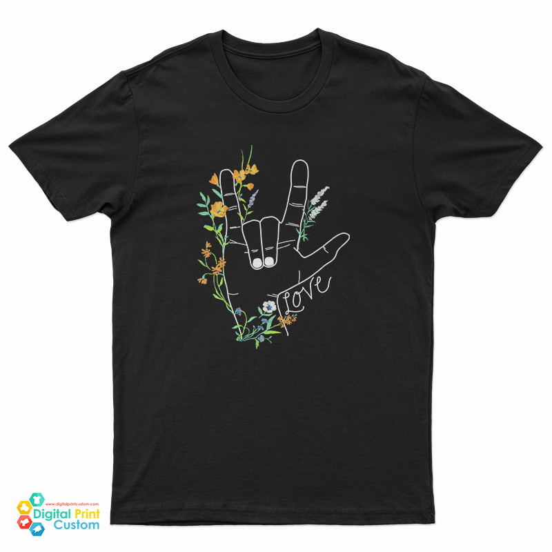 Old Navy I Love You Sign Language T-Shirt