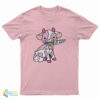 Pink Cow Knife Boyfriend T-Shirt