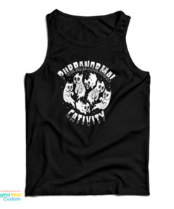 Purranormal Cativity Halloween Cat Ghost Tank Top