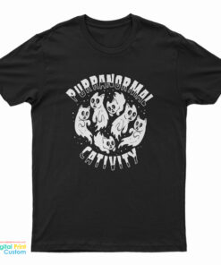 Purranormal Cativity Halloween Cat Ghost T-Shirt