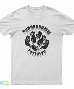 Purranormal Cativity Halloween Cat Ghost T-Shirt