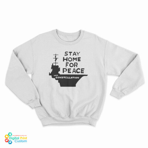 Stay Home For Peace - Joan Baez Sweatshirt