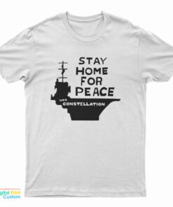 Stay Home For Peace - Joan Baez T-Shirt