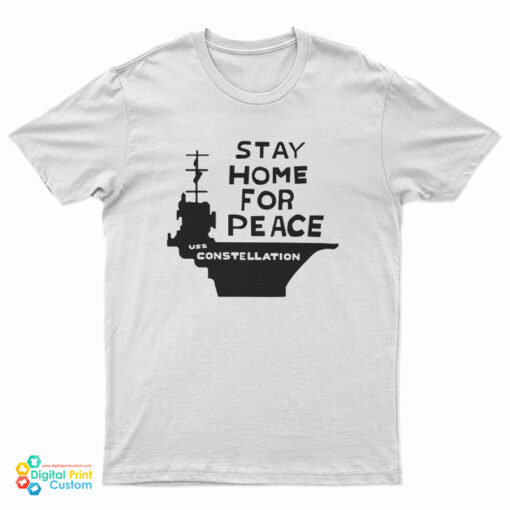 Stay Home For Peace - Joan Baez T-Shirt