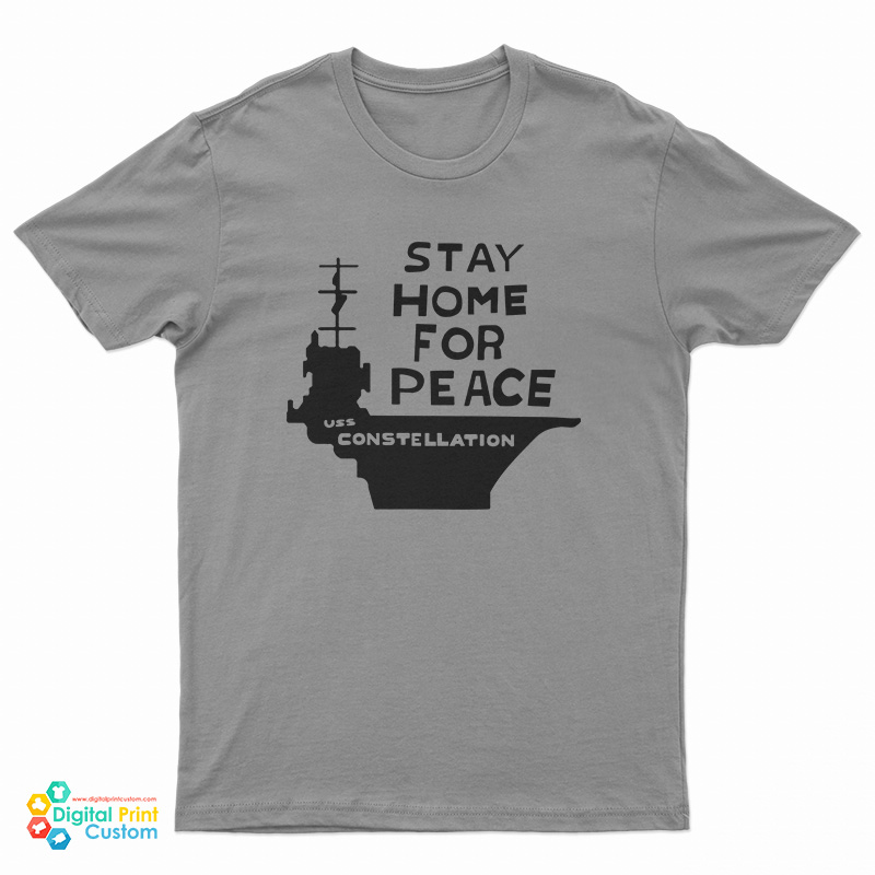 Stay Home For Peace - Joan Baez T-Shirt