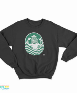 The Back Side Of The Starbucks Logo Sweatshirt