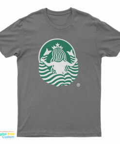 The Back Side Of The Starbucks Logo T-Shirt