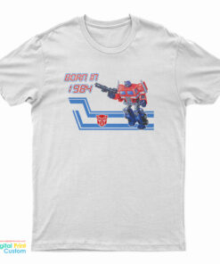 Transformers Optimus Prime Born In 1984 T-Shirt