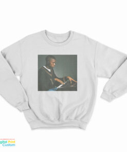Young Kanye West Playing The Piano Sweatshirt