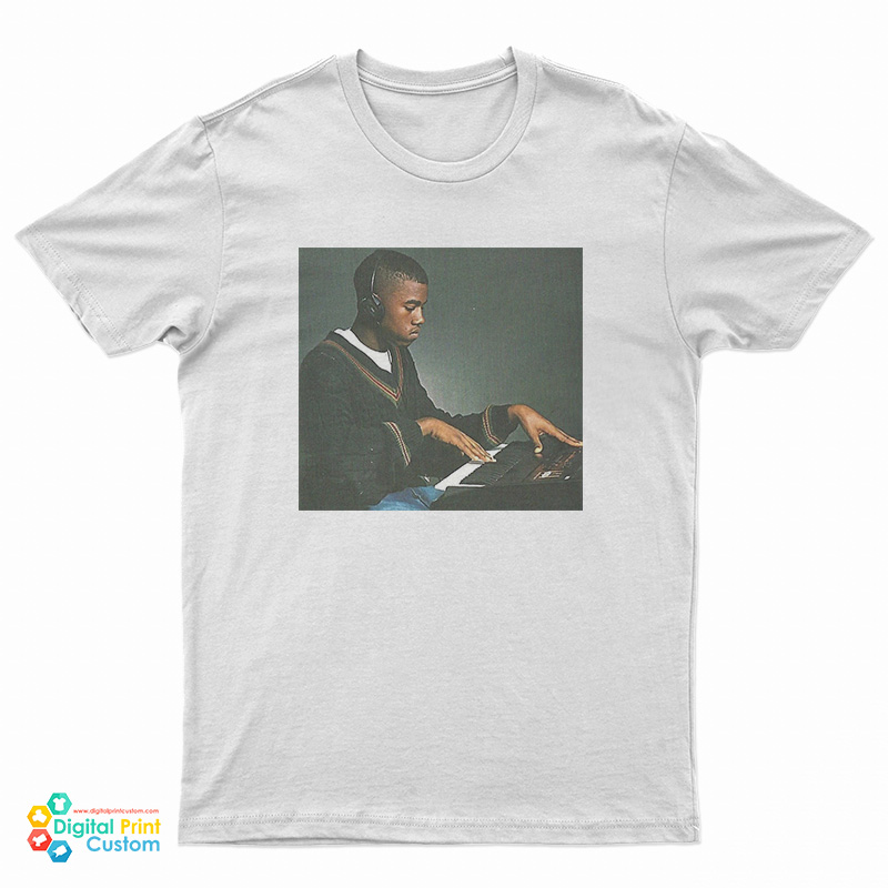 Young Kanye West Playing The Piano T-Shirt
