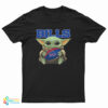 Baby Yoda Bills Mafia Football T-Shirt