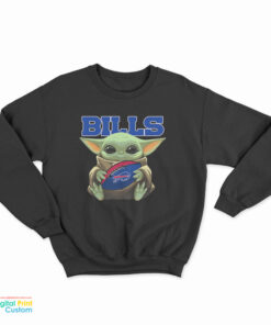Baby Yoda Bills Mafia Football Sweatshirt