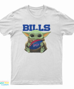 Baby Yoda Bills Mafia Football T-Shirt