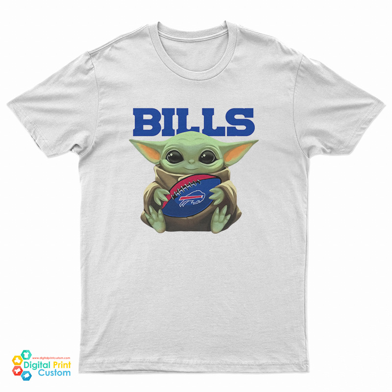 Baby Yoda Bills Mafia Football T-Shirt