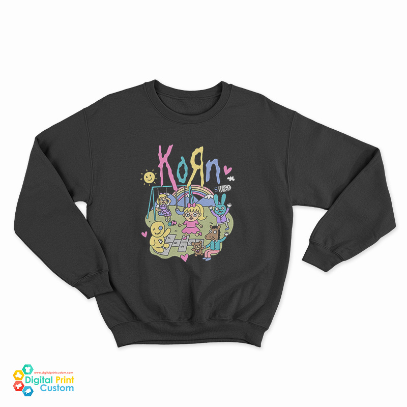 Cute Korn Cartoon Sweatshirt For UNISEX - Digitalprintcustom.com