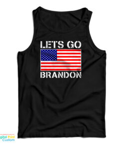 Let's Go Brandon American Flag Tank Top
