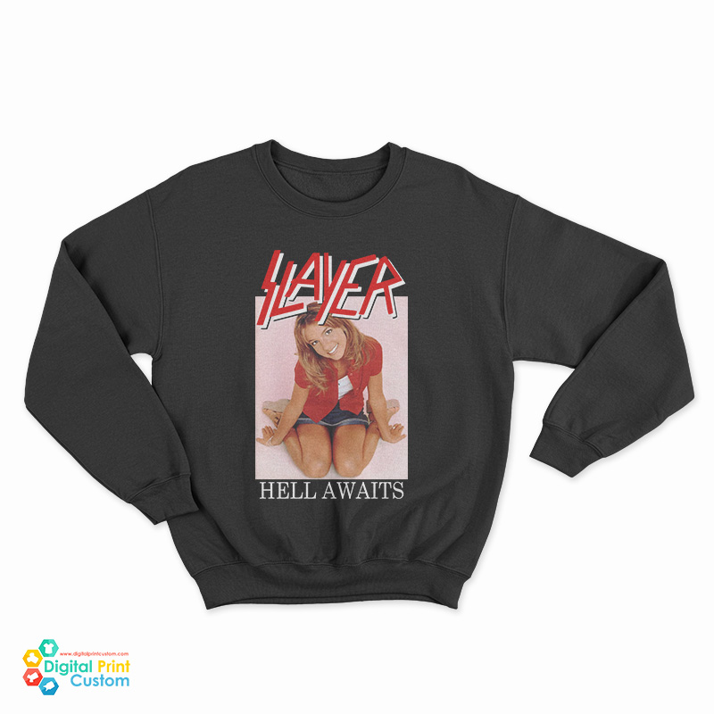 Slayer Hell Awaits Britney Spears Sweatshirt