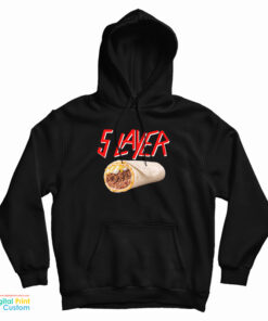 5 Layer Burrito Slayer Parody Logo Hoodie