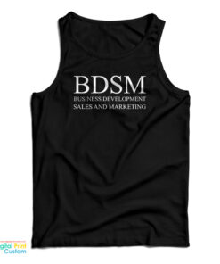 BDSM Business Development Sales And Marketing Tank Top