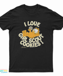 Garfield I Love Girl Scout Cookies T-Shirt