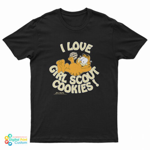 Garfield I Love Girl Scout Cookies T-Shirt