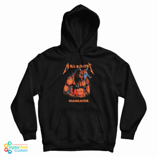 Hall And Oates Maneater Metallica Hoodie