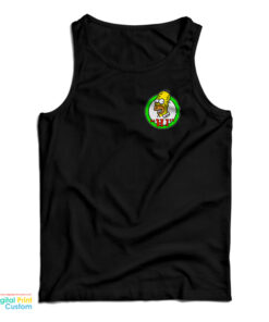 Homer Simpson Corporate Logo Tank Top