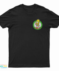 Homer Simpson Corporate Logo T-Shirt