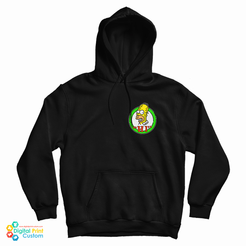 Homer Simpson Corporate Logo Hoodie