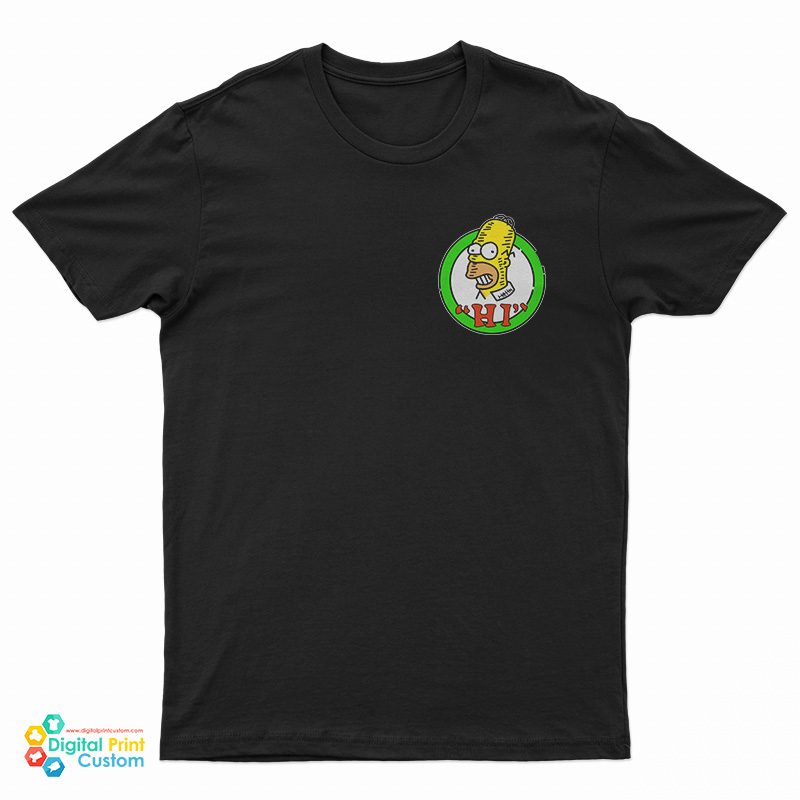 Homer Simpson Corporate Logo T-Shirt