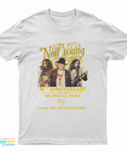 Neil Young 76th Anniversary 1945 2021 T-Shirt