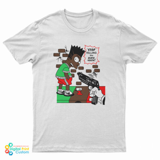 Bart Simpson Stop Killing Black Youth T-Shirt