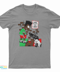 Bart Simpson Stop Killing Black Youth T-Shirt